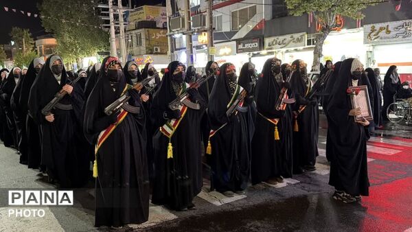رزمایش دختران «جانفدا ایران» در شهرستان ساوجبلاغ 