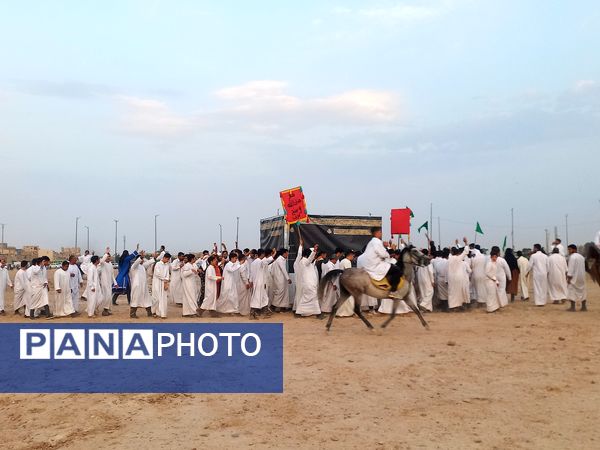 بازسازی واقعه غدیر در محله شهر قائم قم