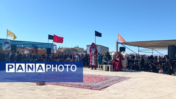 مراسم تعزیه‌خوانی شهادت امام رضا(ع) شهرستان میان جلگه نیشابور 