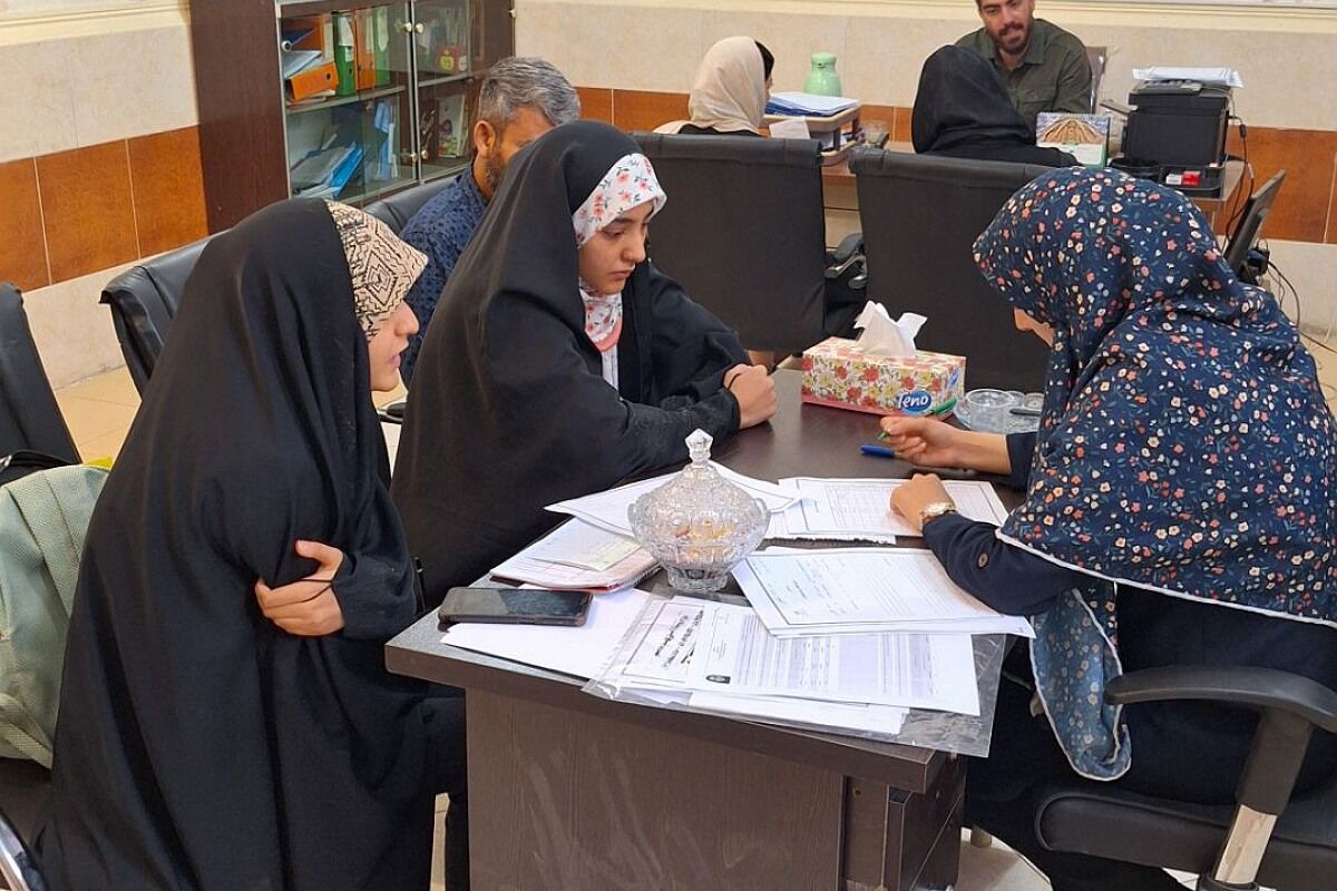 فعالیت پایگاه انتخاب رشته کنکور سراسری ۱۴۰۴ اداره آموزش و پرورش کهریزک 