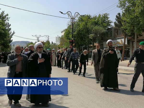 دسته‌روی هیات مذهبی سملقان در سالروز شهادت امام جعفر صادق(ع)