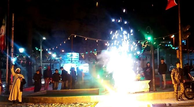 برگزاری رژه خودرویی در شهر میمه