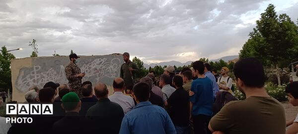 اولین جلسه آموزش نظامی «جان فدایان» کیانمهر کرج
