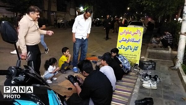 گذری بر موکب فرهنگی و واکس صلواتی روستای باغشن گچ نیشابور