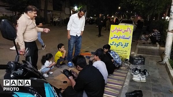 گذری بر موکب فرهنگی و واکس صلواتی روستای باغشن گچ نیشابور