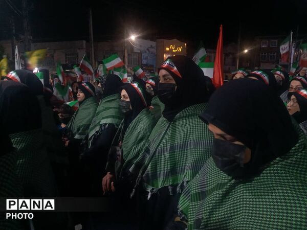 اجتماع مردمی حامیان آرمان‌های انقلاب اسلامی ایران در گلوگاه 