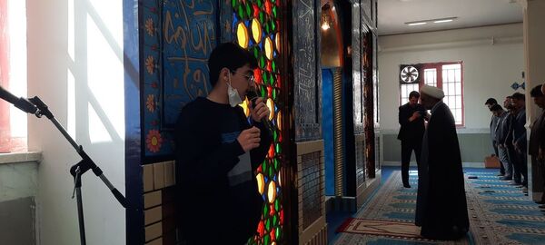 افتتاح نمازخانه هنرستان شبانه‌روزی کار و دانش خاص عبدالحسین تنباکوچی