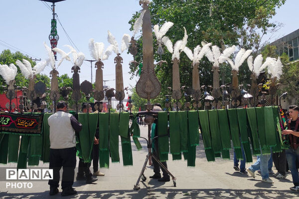 مراسم عزاداری عاشورای حسینی در شهرستان شیروان 
