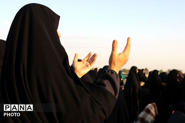نیشابور غرق در نور استغاثه به مهدی موعود