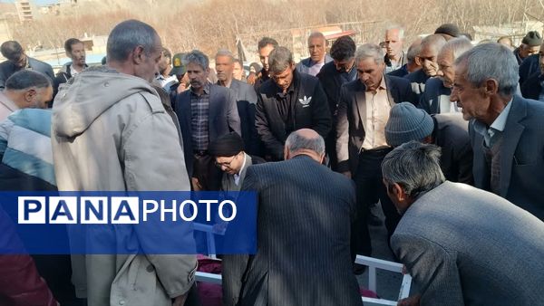 تشییع مادر شهید روستای یاسه چای با حضور گسترده مردم