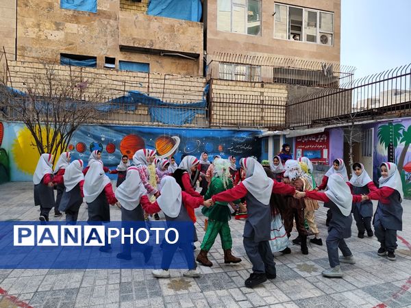 برگزاری جشن چهارشنبه سوری ایمن  در دبستان سارا شهرستان ملارد 