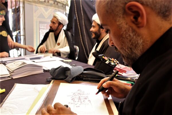 آیین پیاده‌روی اربعین حسینی در بلوار پیامبر اعظم(ص) قم