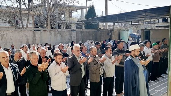اقامه نماز عید فطر در دهستان کریک