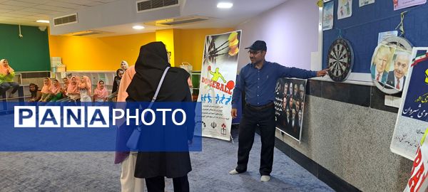 مسابقات دارت و طناب کشی در کتابخانه اندیشه شهرستان شیروان