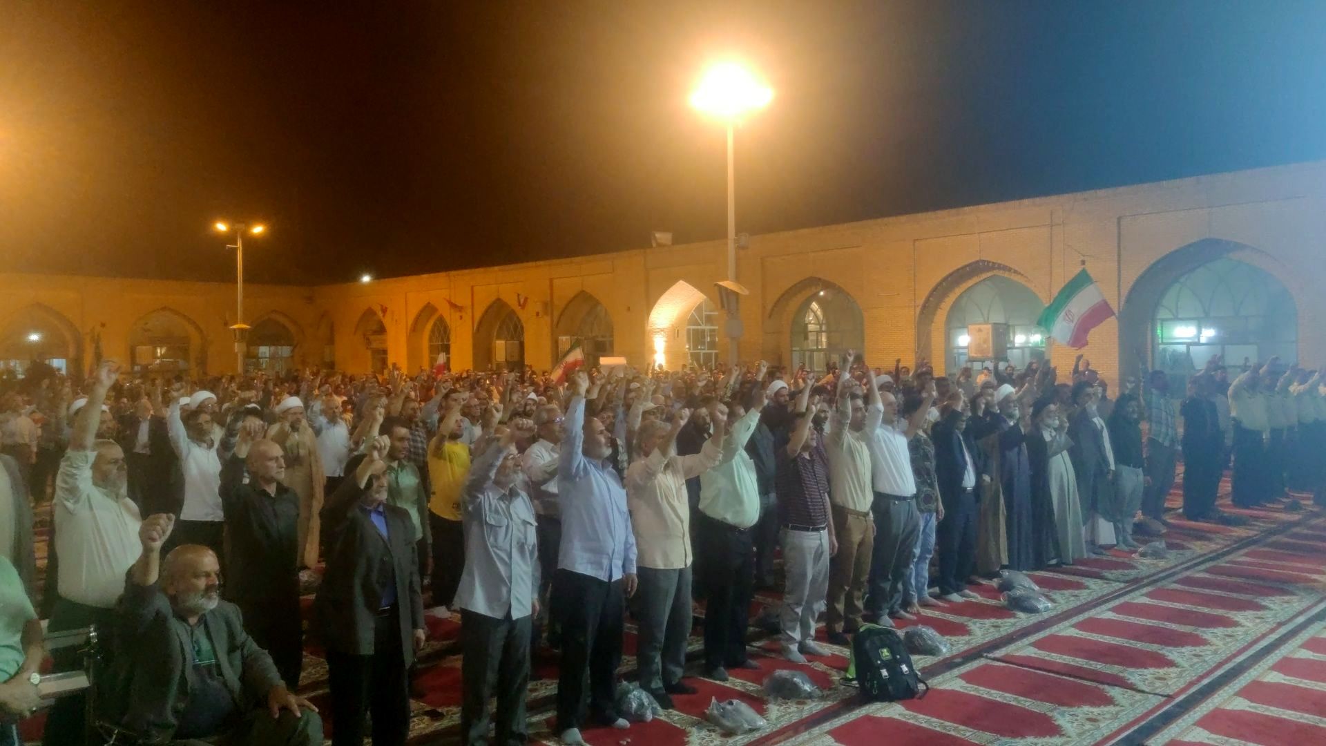 تجمع مردم نیشابور برای محکومیت حملات آمریکا و رژیم صهیونسیتی به تاسیسات هسته ای ایران 