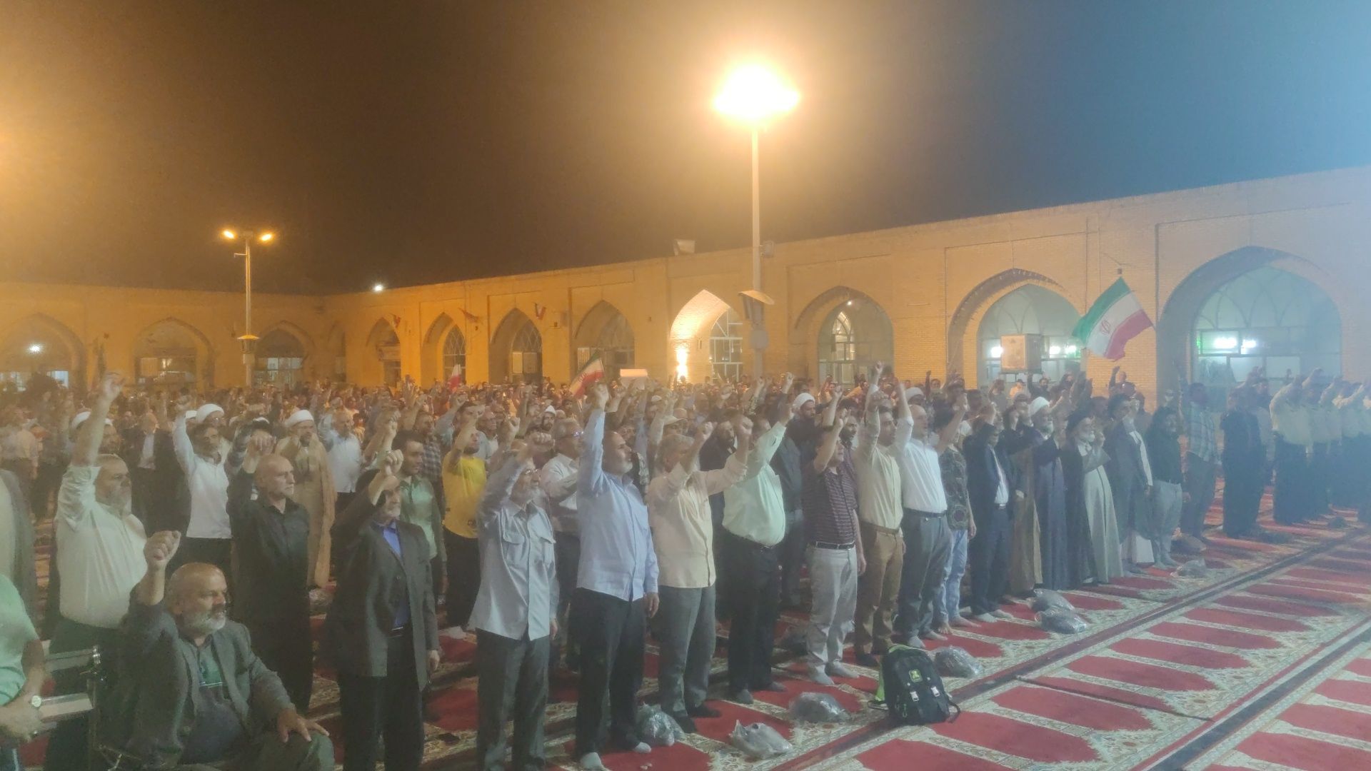 تجمع مردم نیشابور برای محکومیت حملات آمریکا و رژیم صهیونسیتی به تاسیسات هسته ای ایران 