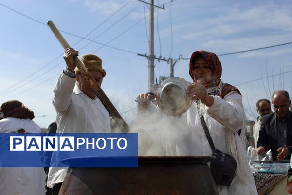 یازدهمین جشنواره سمنو درق در بجنورد 