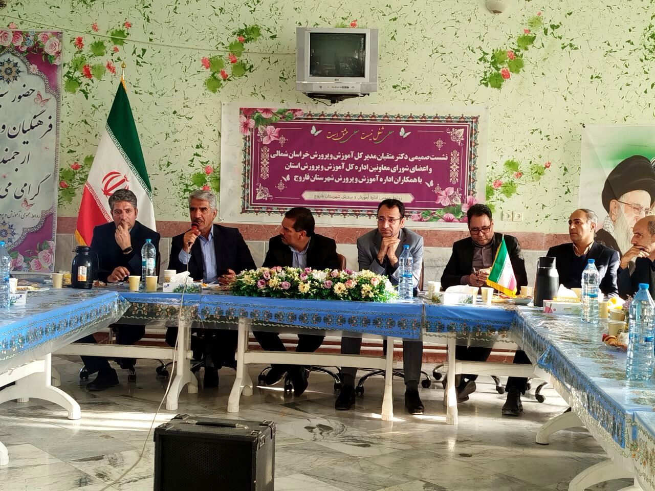 بازدید اداره‌کل آموزش و پرورش خراسان از بخش‌های مختلف آموزش و پرورش شهرستان فاروج 