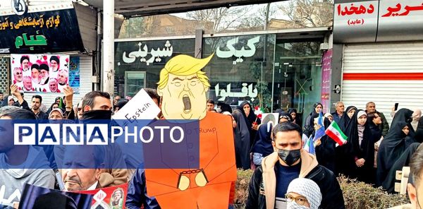 راهپیمایی یوم الله۲۲بهمن در شهرستان نیشابور 