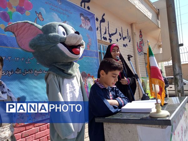 برگزاری آیین بازگشایی مدارس در مدرسه شیخ فضل‌الله صفادشت