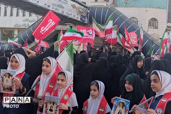 رزمایش ۵۰۰۰هزارنفری جانفدای ایران با نیابت از آقای شهید،با حضور فرهنگیان شهرستان قدس