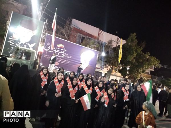 تجمعات شبانه در هفتاد و چهارمین شب در سامن