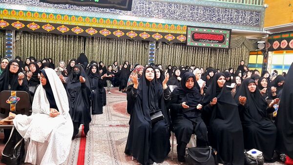 مراسم اربعین حسینی ویژه بانوان در مسجد جامع‌ رجایی‌شهرکرج