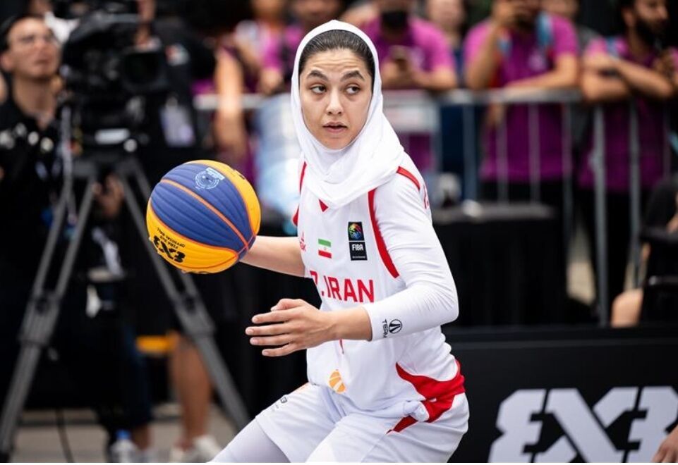 بسکتبال سه نفره زنان آسیا؛ پیروزی مقتدرانه ایران مقابل قزاقستان