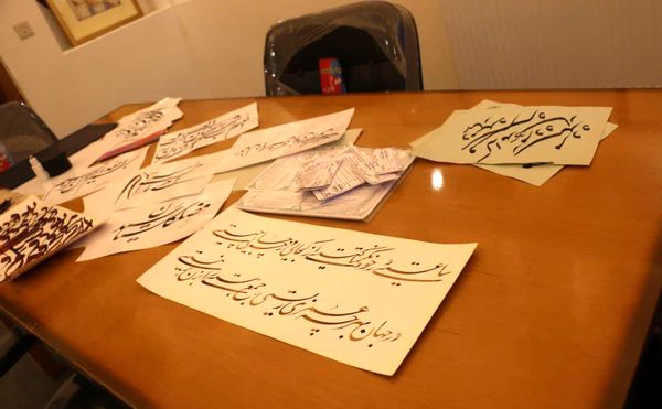 برگزاری نمایشگاه گروهی اعضاء انجمن خوشنویسان در خانه علم نجف آباد