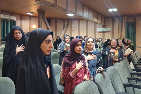 مراسم عزاداری دختران امام رضا (ع) ناحیه ۳ شیراز