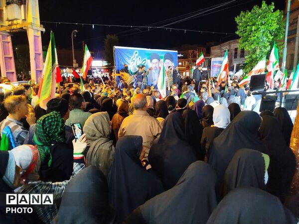 حماسه آفرینی مردم ولایت مدار شهرستان فردیس برای باری دیگر 