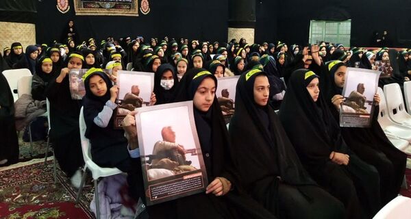 برگزاری همایش دختران حاج قاسم در خلیل‌آباد