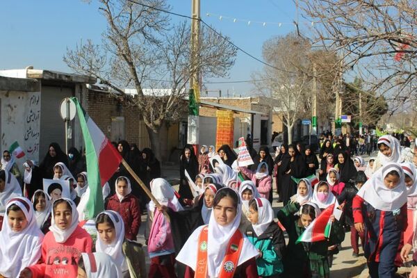 راهپیمایی یوم‌الله ۲۲ بهمن در منطقه کوهنانی