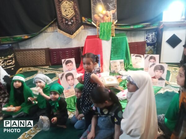 مراسم شیر خوارگان حسینی در مسجد حضرت علی علیه السلام 