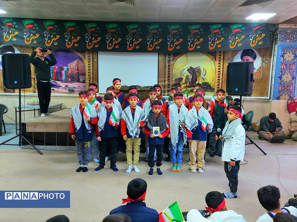 پسران حاج قاسم سلیمانی در گلزار شهدا ملارد یاد او و شهدا را گرامی داشتند