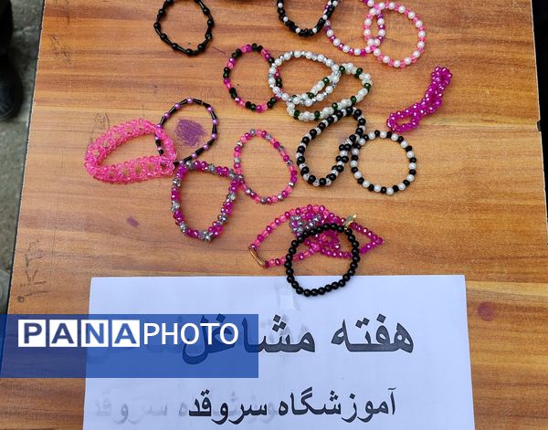 بازارچه کسب و کار در دبیرستان میرزا جعفر سروقد