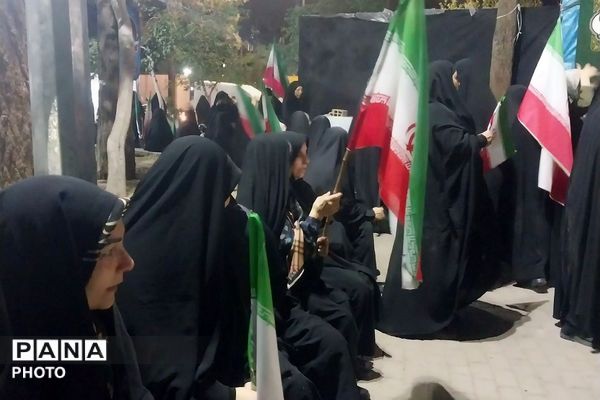 حضور پرشور مردم غیور محله ۱۳ آبان شهرری در تجمعات شبانه ضد صهیونیستی 