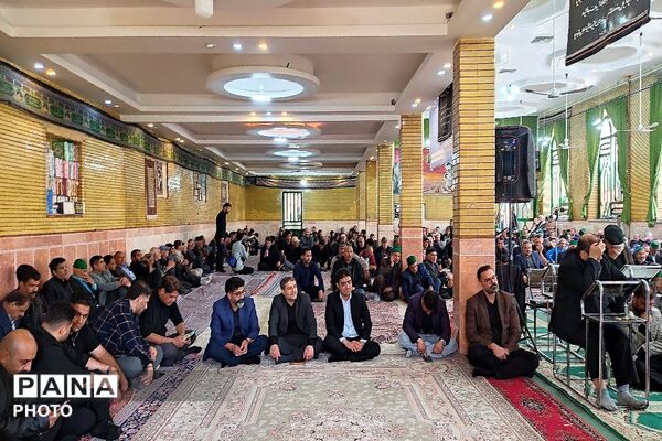 مراسم عزاداری شهادت امام جعفر صادق علیه السلام در حسینیه شهربار