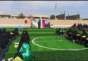 المپیاد ورزشی درون مدرسه ای ، در دبیرستان دخترانه سمانه شهرستان مروست
