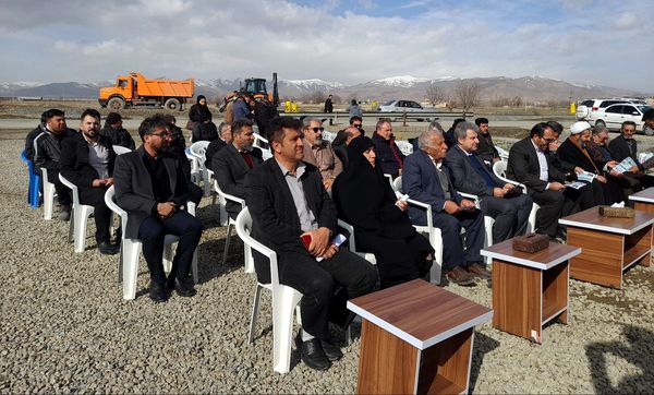 افتتاح پروژه سنگ‌چینی رودخانه فصلی شهر پالیز