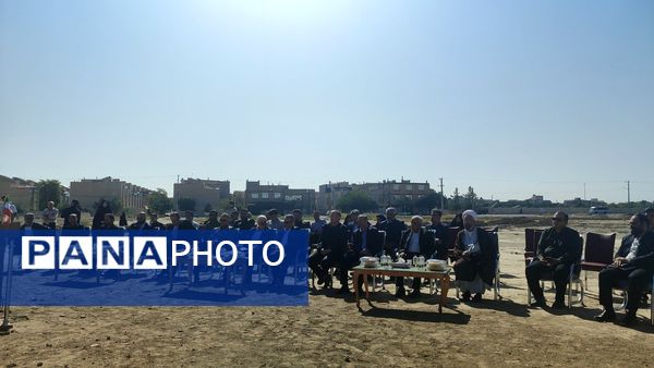 آیین کلنگ زنی آموزشگاه جعفر برزگر ناحیه یک مشهد