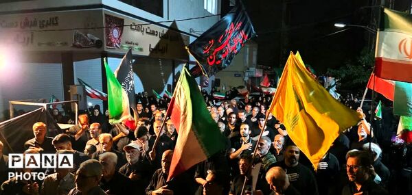 مراسم شب عاشورای حسینی در رجایی شهر کرج