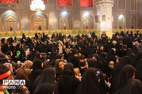 اجتماع شیرخوارگان حسینی در حرم مطهر رضوی