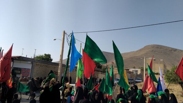 علم‌ گردانی آیین‌ هر ساله‌ شهر وردنجان