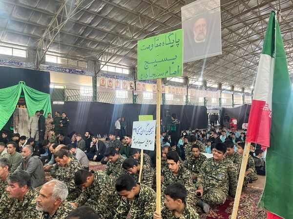 حضور پرشور دانش‌آموزان مدارس خاتم در رزمایش اقتدار بسیجیان