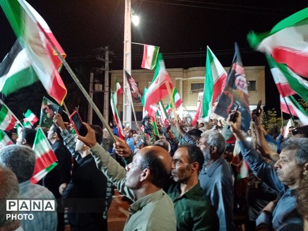 مردم فین هرمزگان با آرمان‌های انقلاب اسلامی