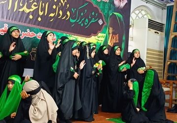 برپایی سفره مهر حضرت رقیه (س) در امامزاده ابراهیم آمل