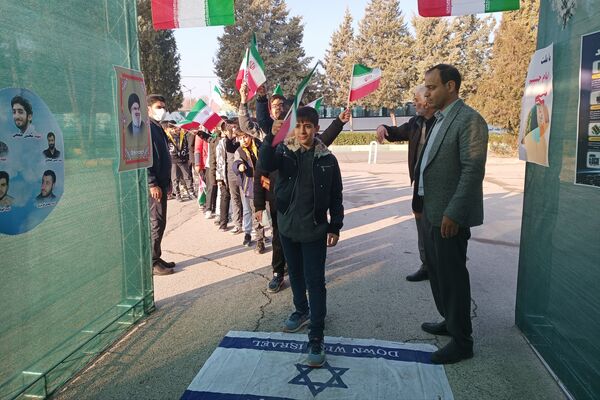 اختتامیه دومین پویش دانش‌آموزی «مقاومت، آغاز نصرالله» در کرمانشاه 