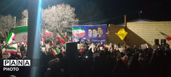راهپیمایی باشکوه مردم شهید پرور انوج