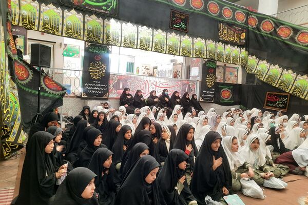 مراسم سوگواری وفات حضرت ام البنین (س) در مدارس ناحیه دو شهرری 